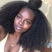 Clip In Human Hair Extensions Afro Kinky Curly 4B 4C Natural Color
